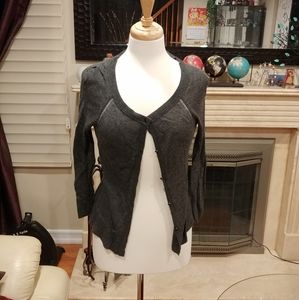 American eagle pointelle knit cardigan